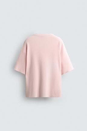CONTRAST PRINT KNIT T-SHIRT - Image 6