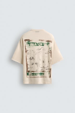 WASHED PRINTED KNIT T-SHIRT - Image 7