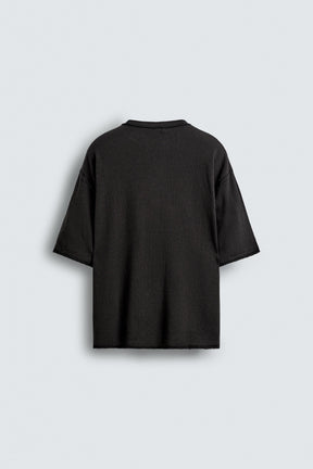 WASHED PRINTED KNIT T-SHIRT - Image 8