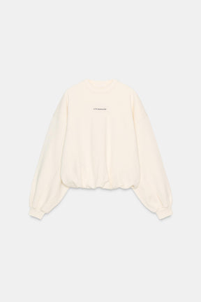 Embroidered Slogan Sweatshirt