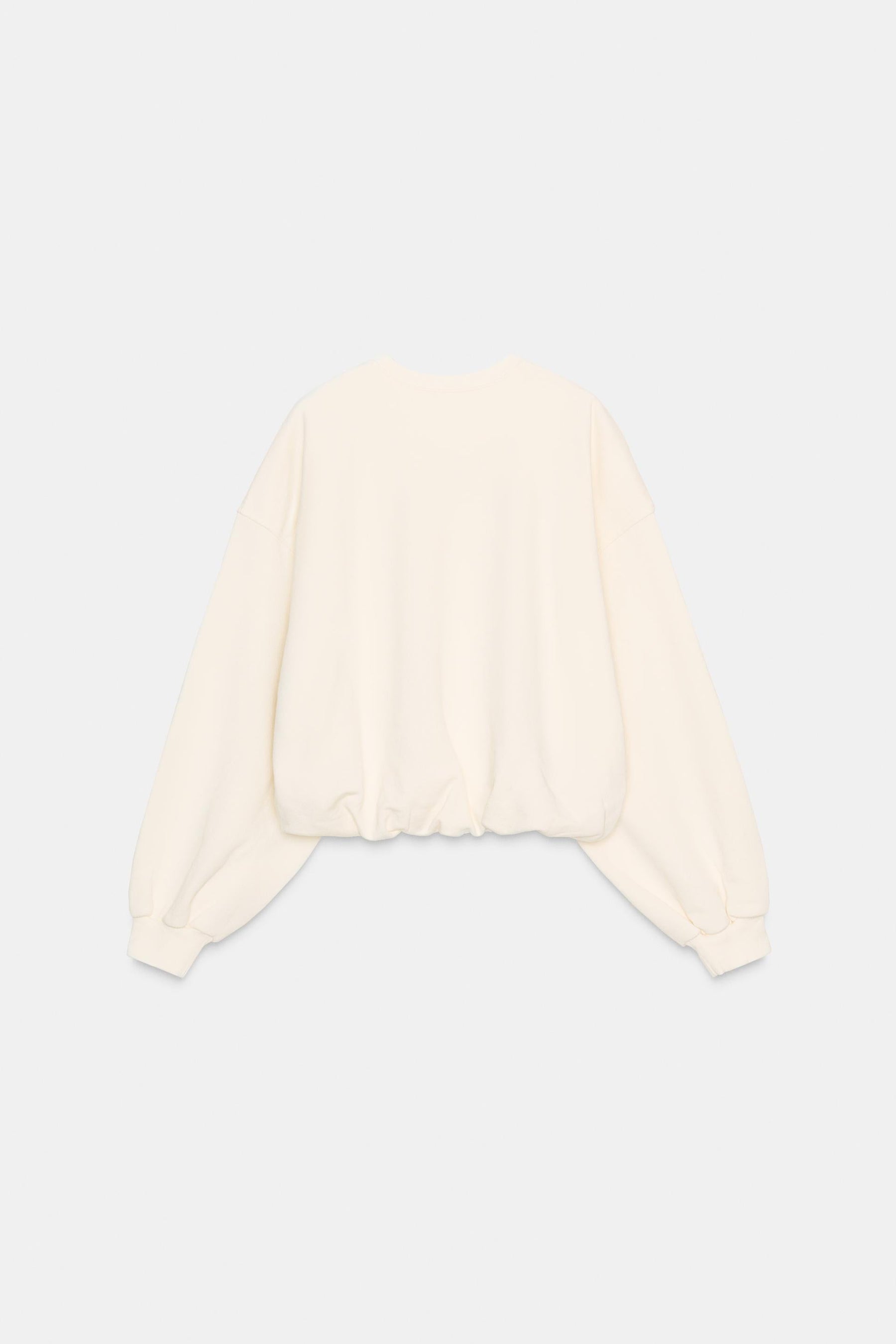 Embroidered Slogan Sweatshirt