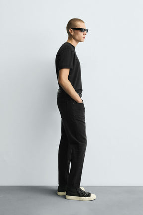 SLIM FIT CROPPED JEANS - Image 4