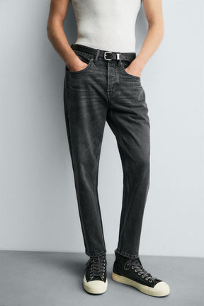 SLIM FIT CROPPED JEANS - Image 5