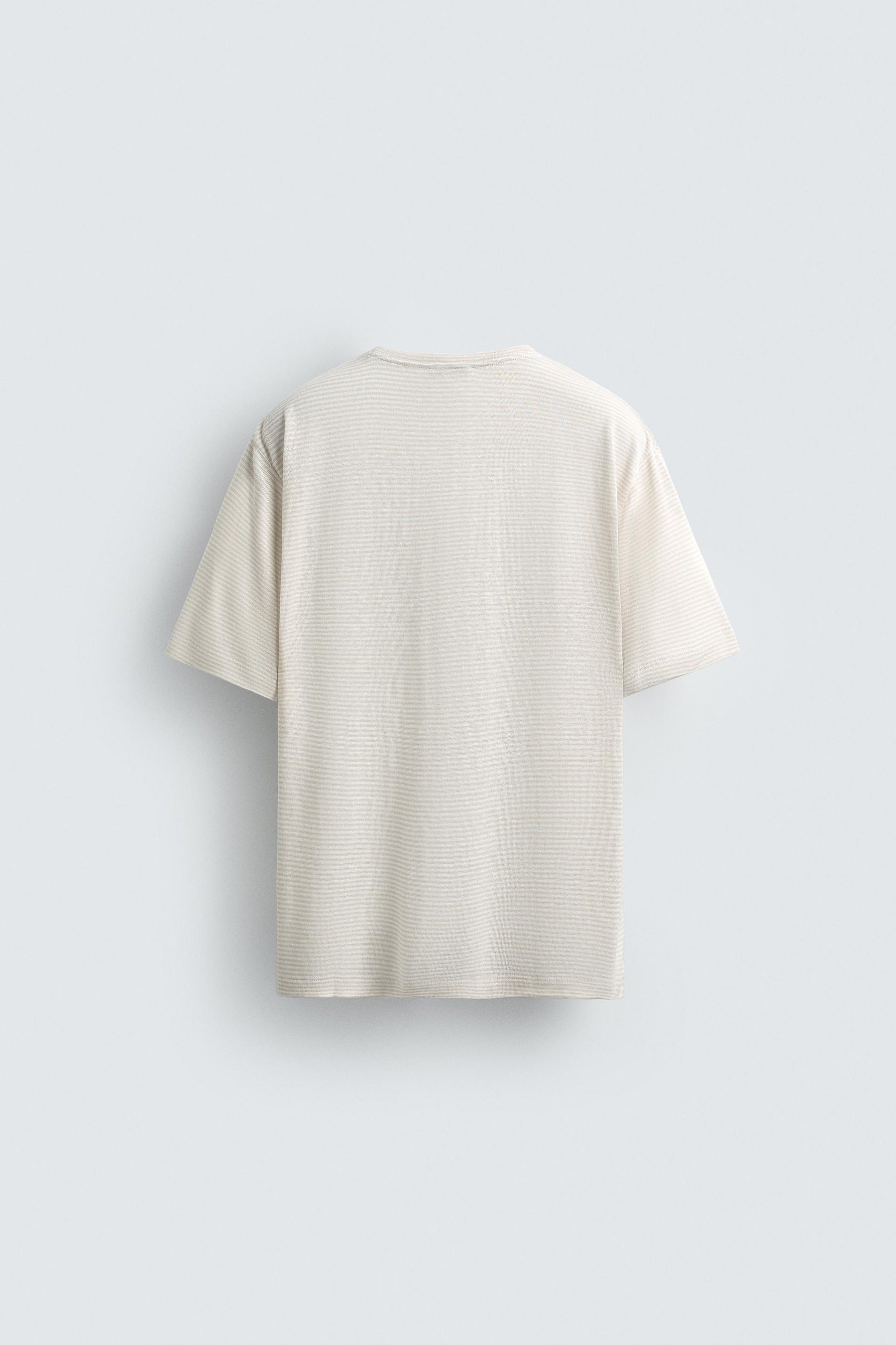 HEMP - VISCOSE STRIPED T-SHIRT - Image 8