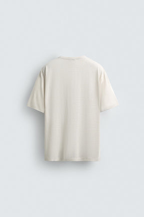 HEMP - VISCOSE STRIPED T-SHIRT - Image 8
