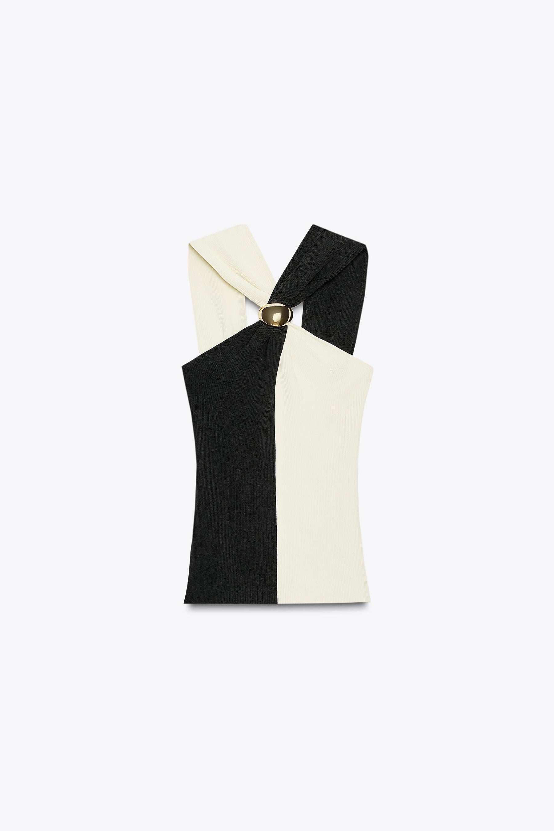 Halter Top with Trim