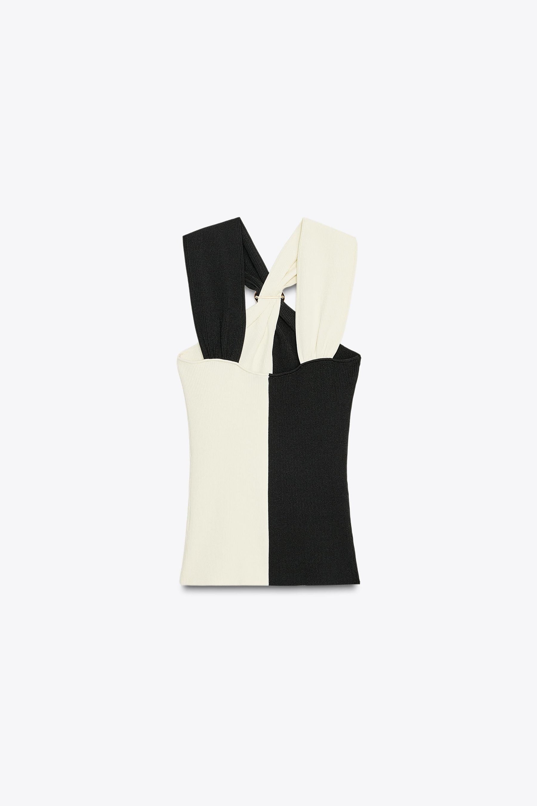 Halter Top with Trim