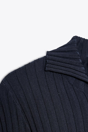 RIBBED KNIT POLO SHIRT - Image 6