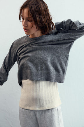 LACE-UP OPEN BACK JUMPER