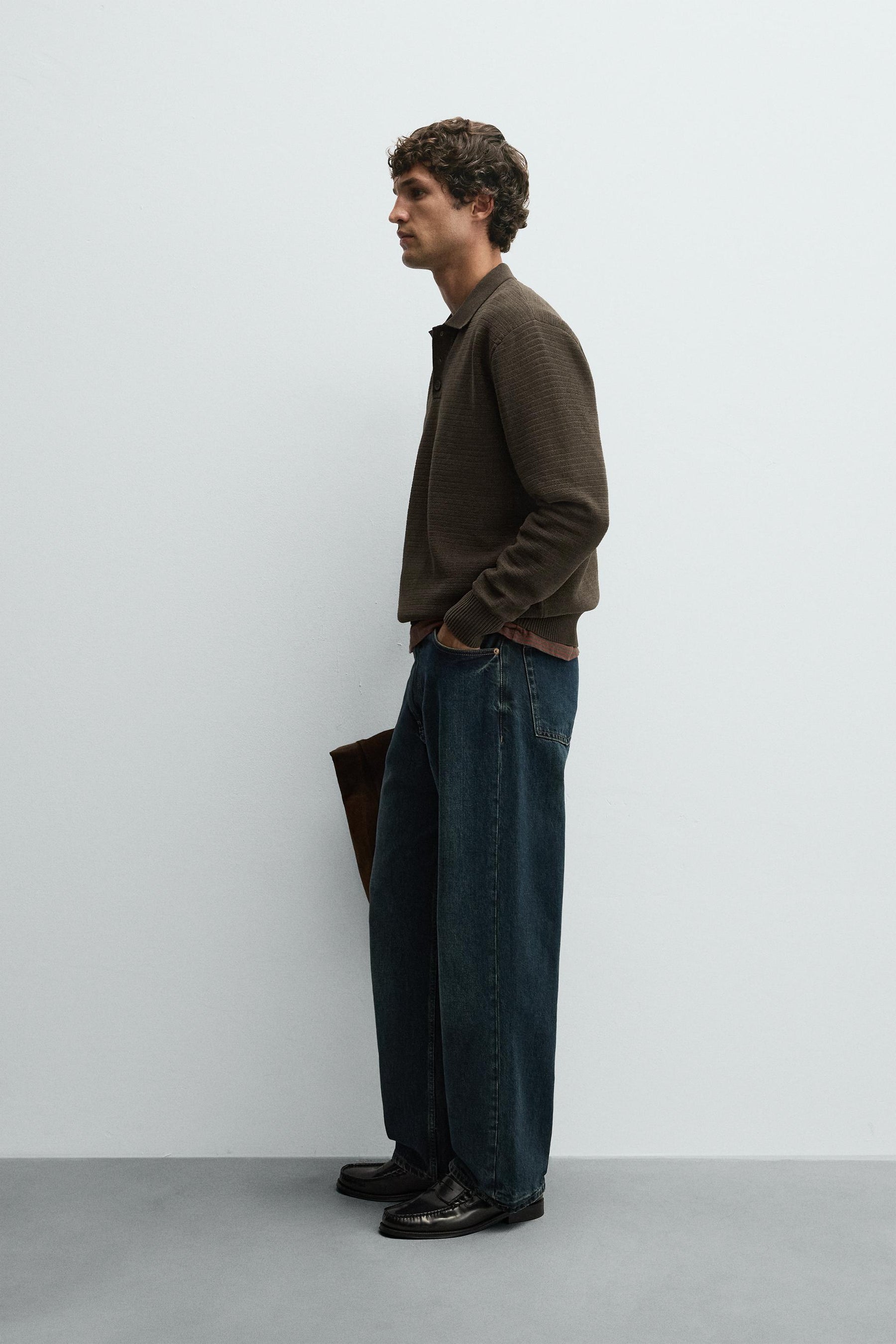 CHENILLE KNIT POLO SHIRT - Image 4