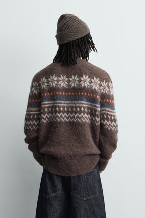 FAIRISLE JACQUARD JUMPER - Image 3