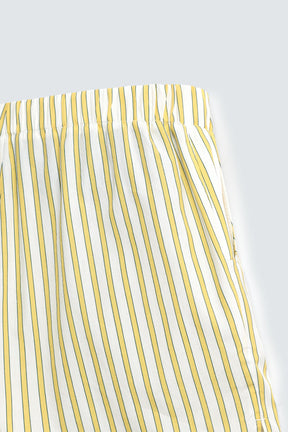 EMBROIDERED STRIPED SHORTS - Image 10