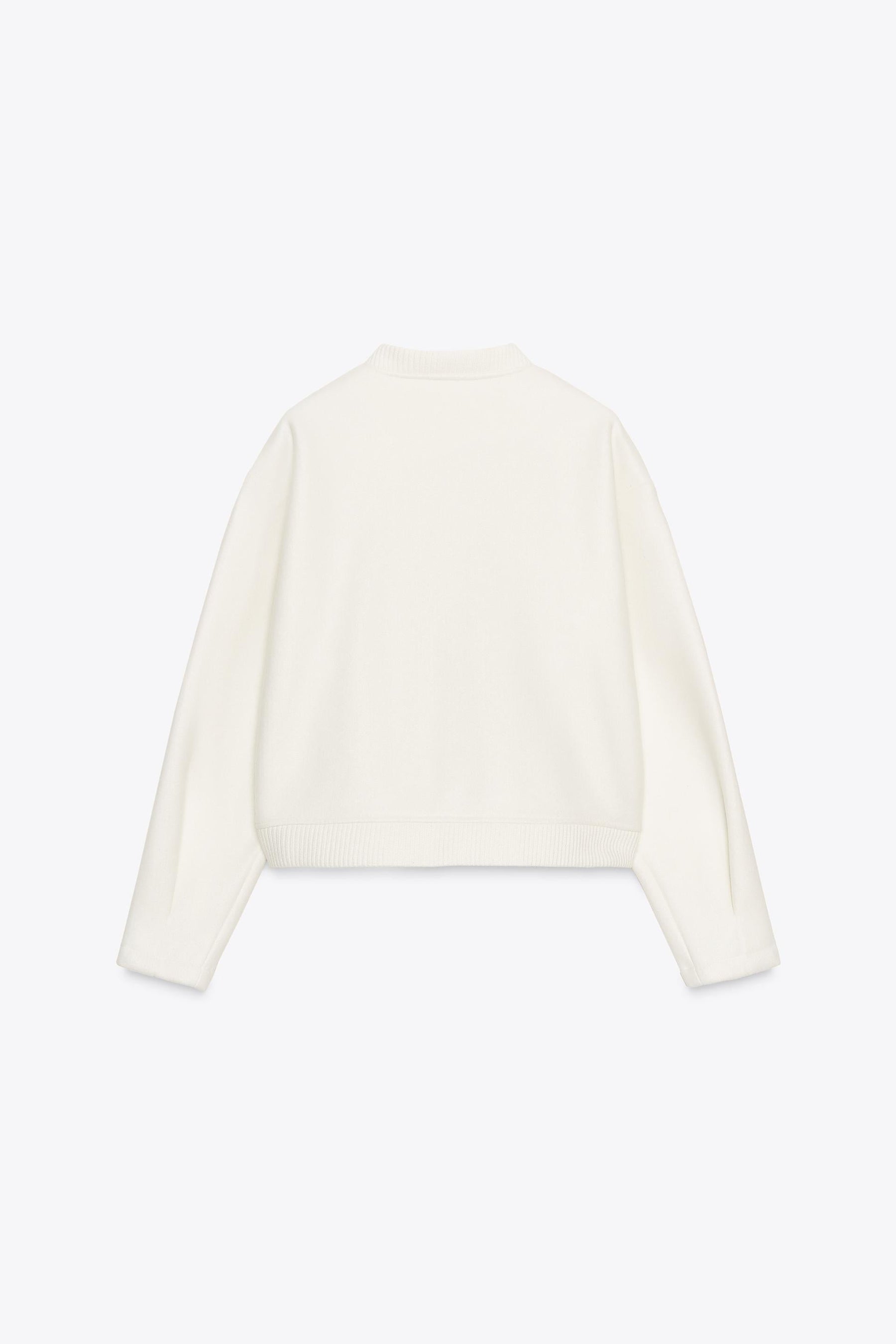 SOFT BOMBER JACKET WITH GOLDEN BUTTONS - Image 4