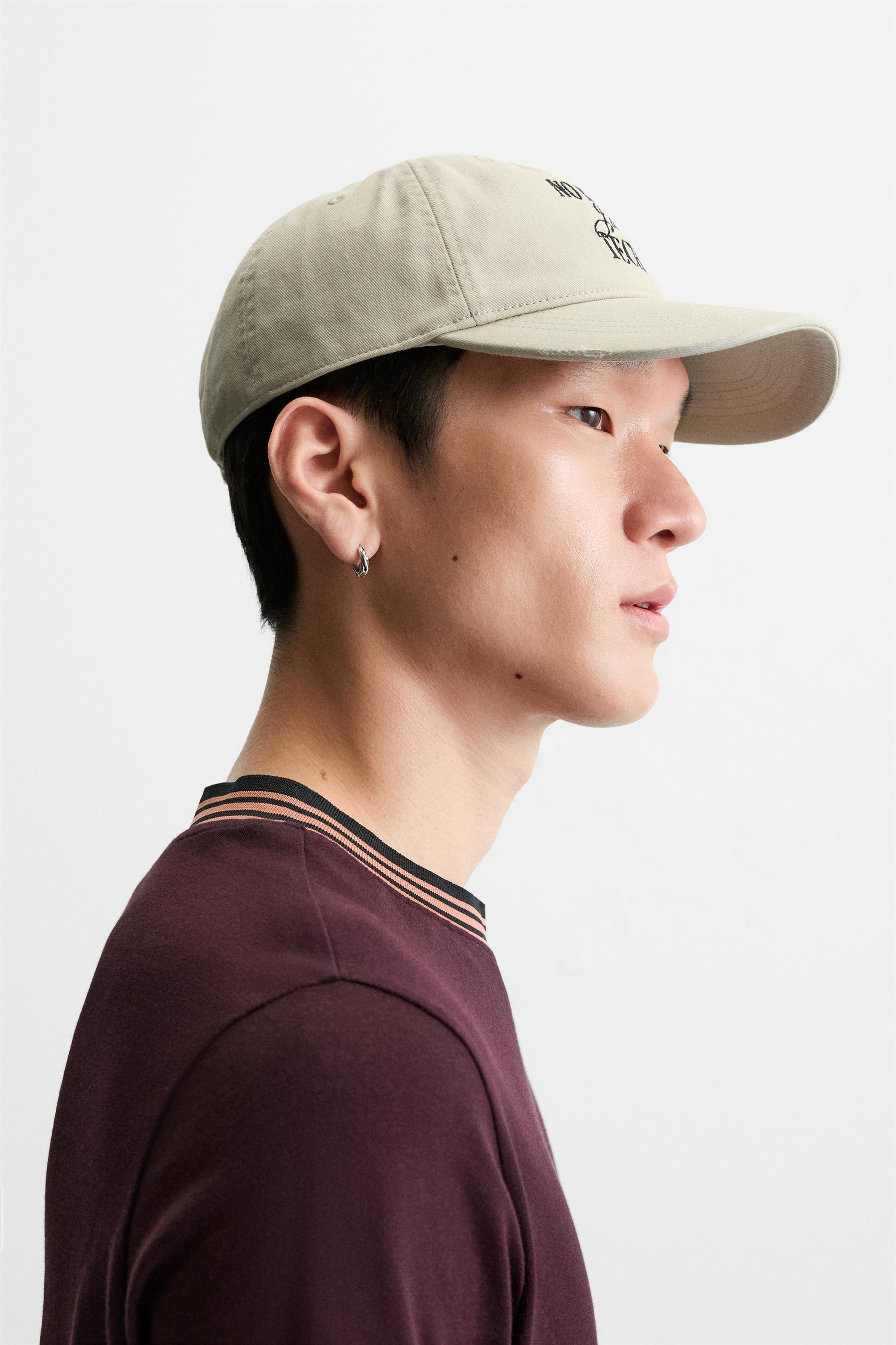 WASHED EMBROIDERY CAP - Image 2