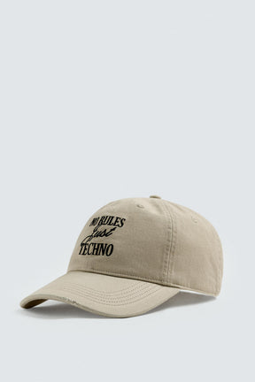 WASHED EMBROIDERY CAP - Image 4