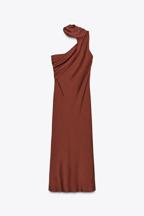 Asymmetric Midi Dress