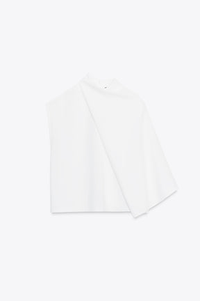 Asymmetric Crepe Top