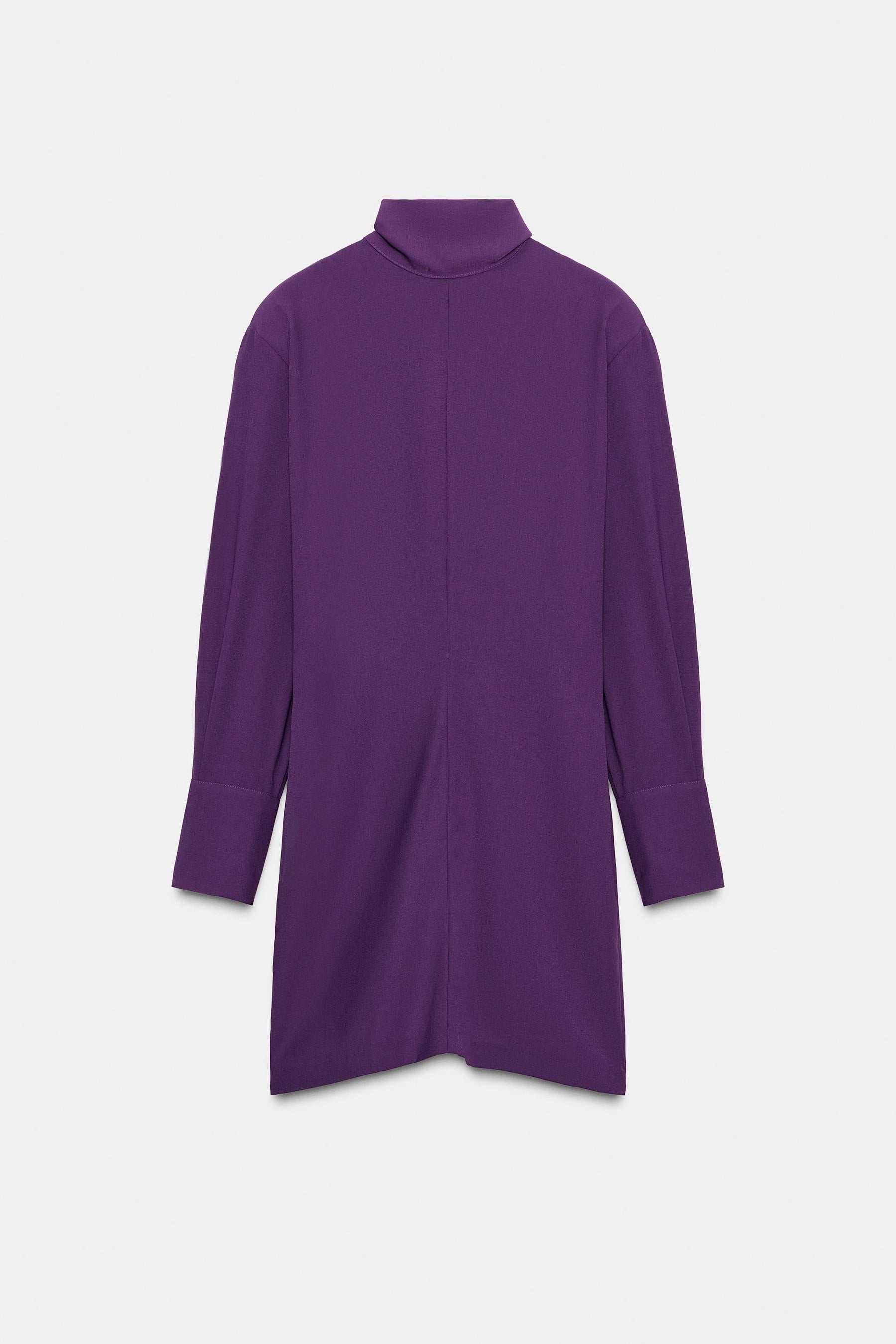 MINI DRESS WITH SCARF - Image 9