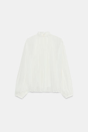 Cotton Gauze Blouse with