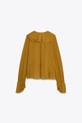 Gerüschte, fließende Bluse
