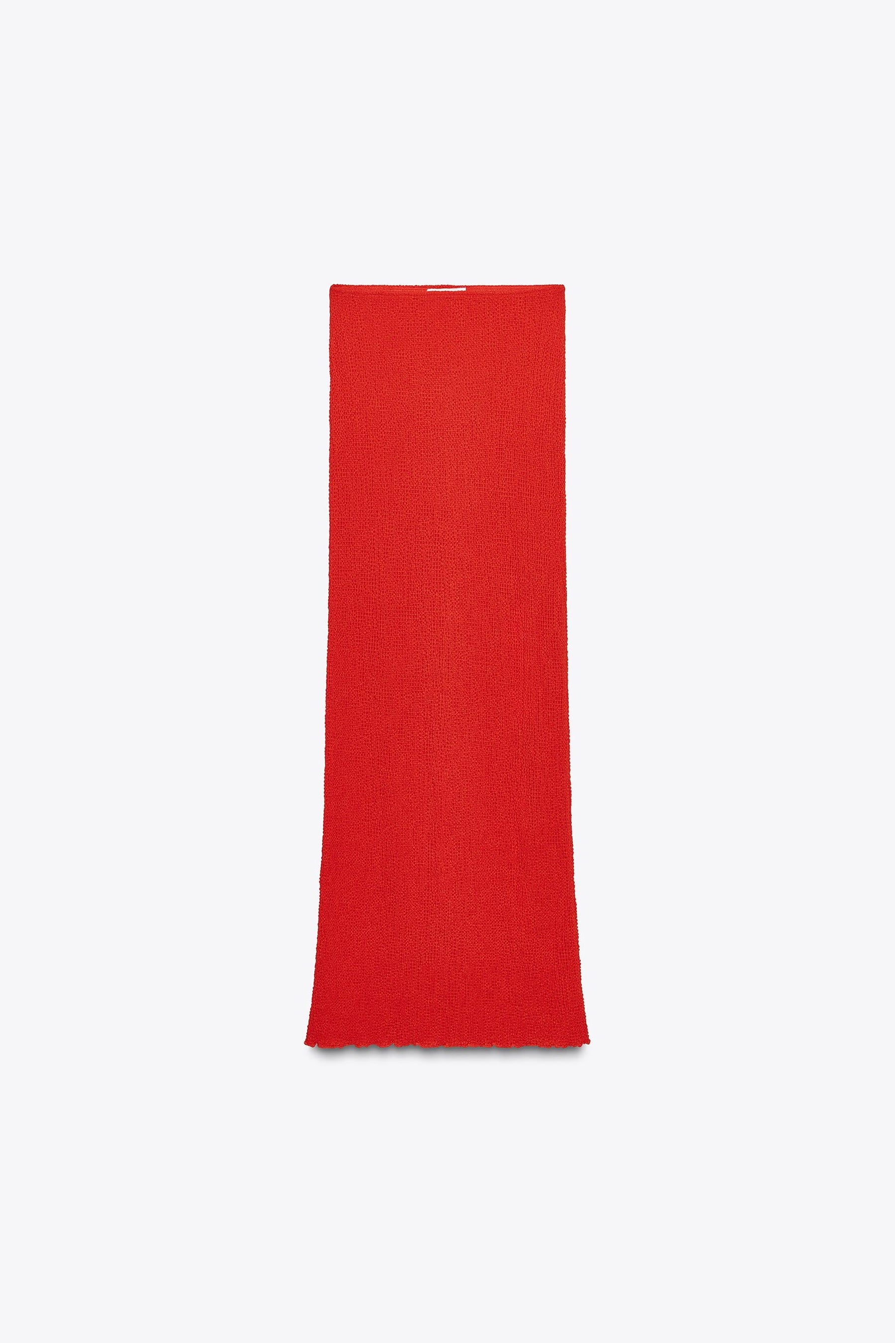 Textured Long Skirt