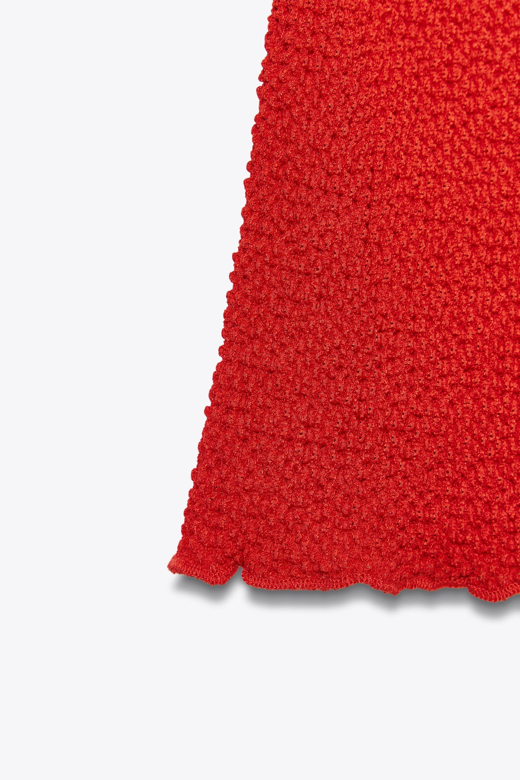Textured Long Skirt