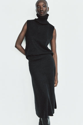 Soft High Neck Shirt