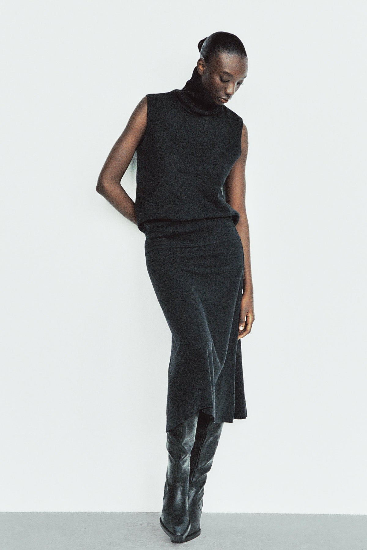Soft High Neck Shirt