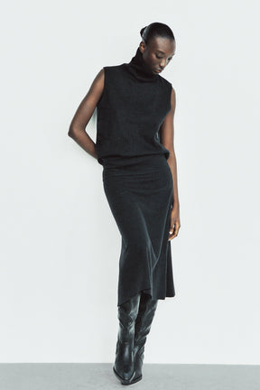 Soft High Neck Shirt