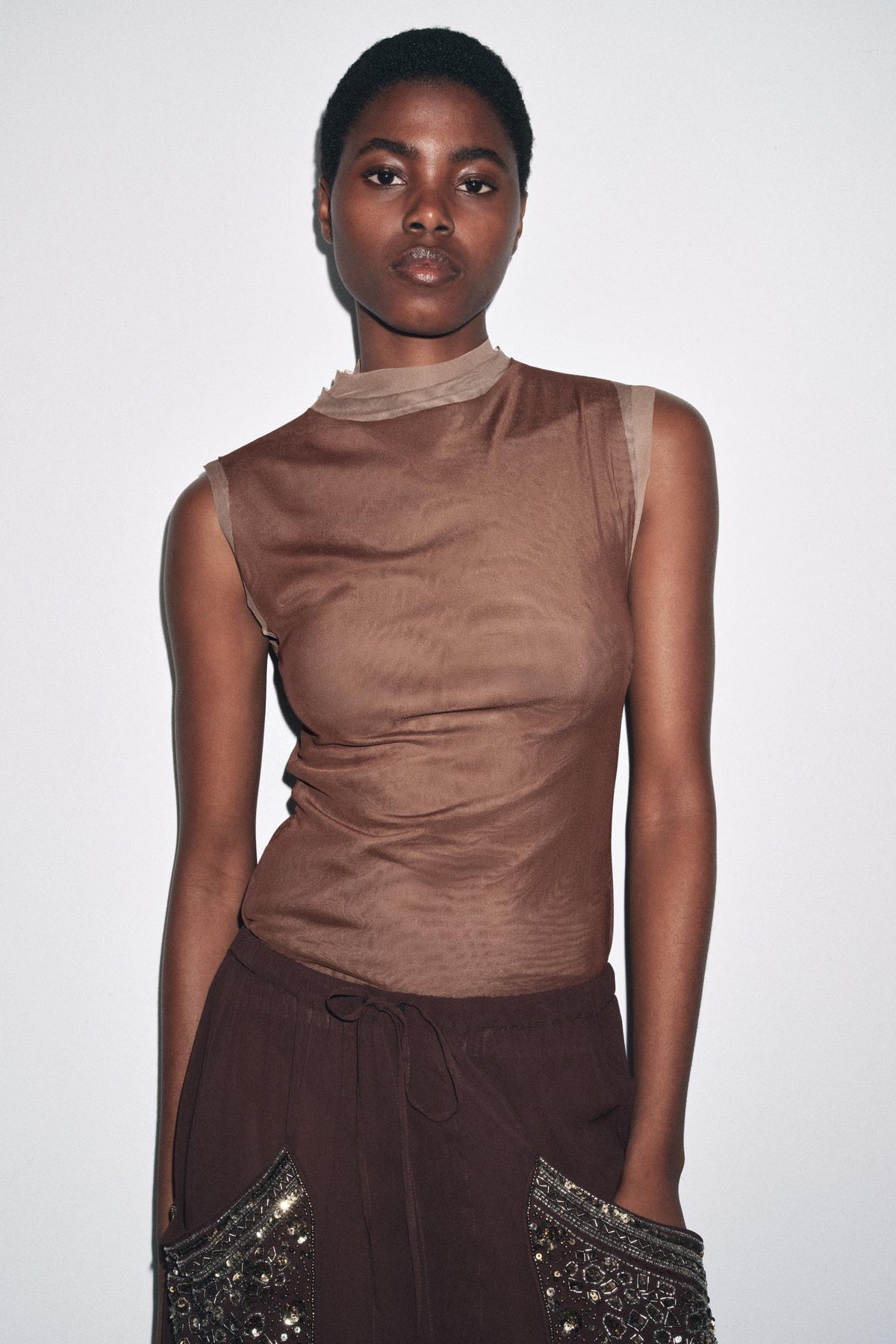 High Neck T-Shirt