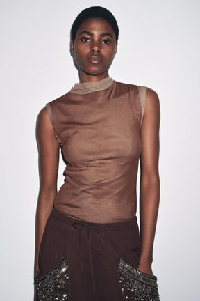 High Neck T-Shirt