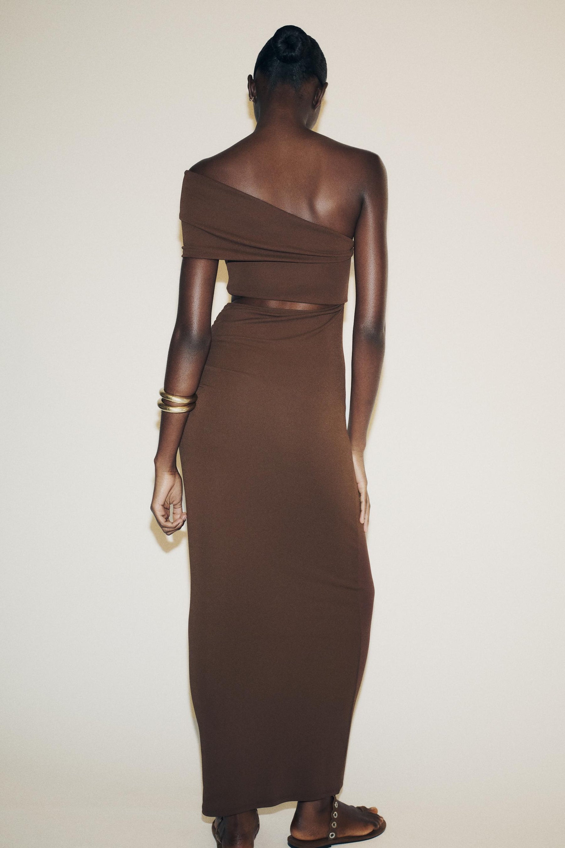 Asymmetric Cut-out Dress