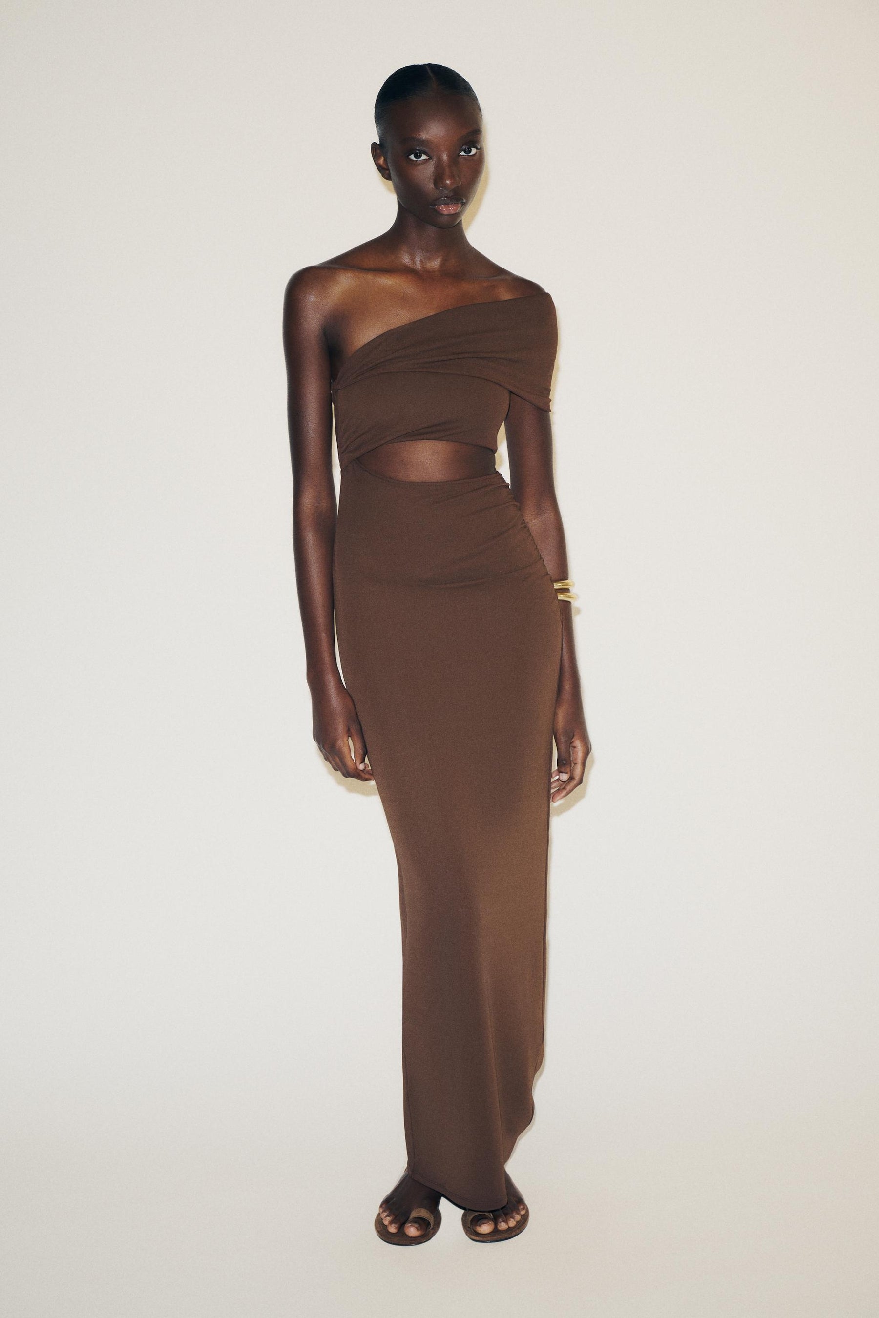Asymmetric Cut-out Dress
