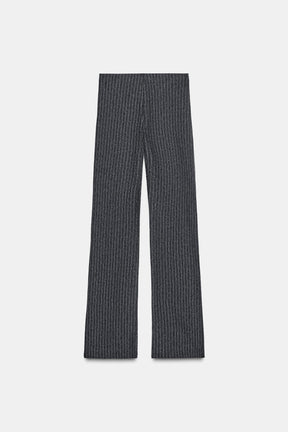 PINSTRIPE FLARE TROUSERS