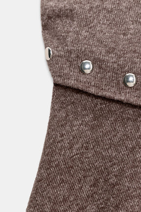 Studded Short Skirt