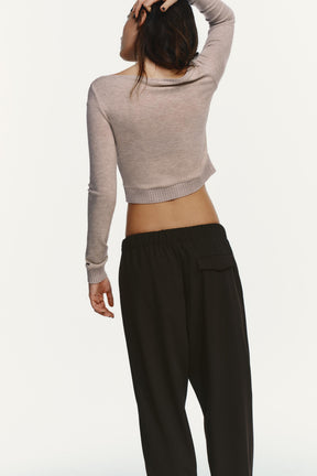 Cropped Cotton Top