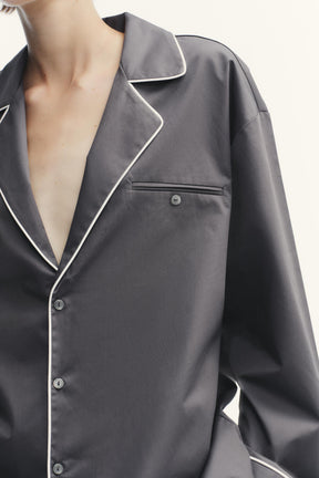 PIPED TRIM SHIRT