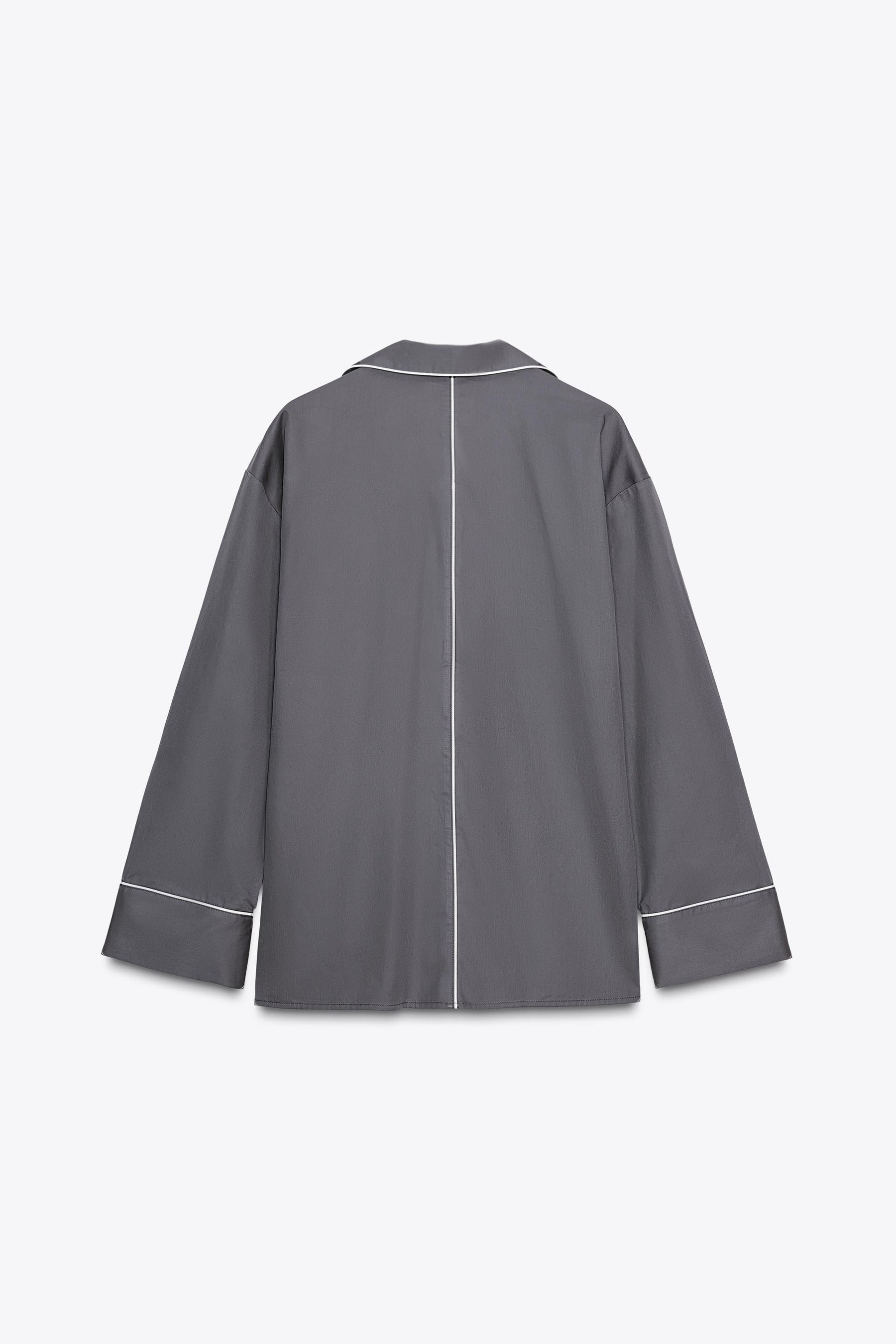 PIPED TRIM SHIRT