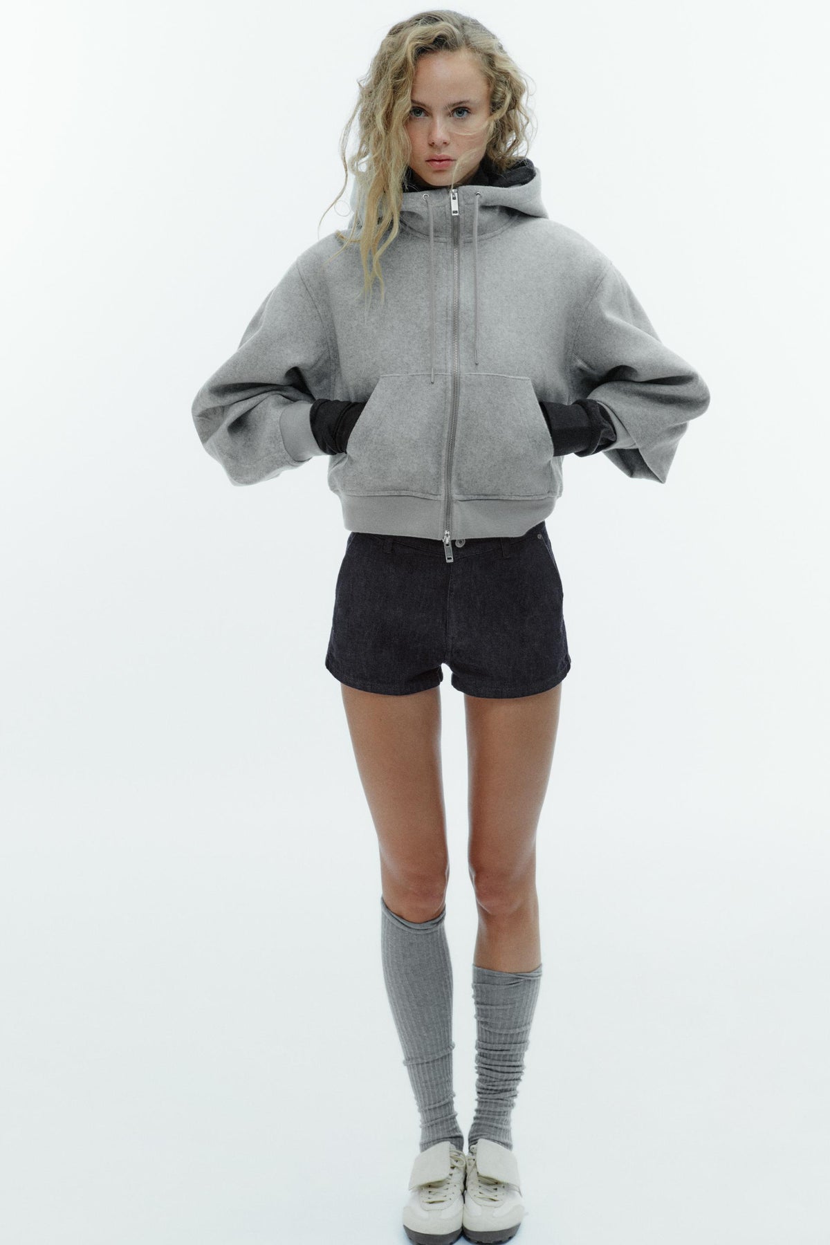 Jacke mit Puffärmeln