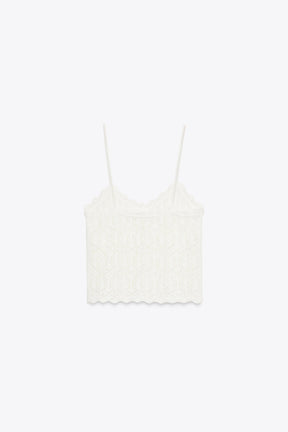 Strappy Cutwork Top