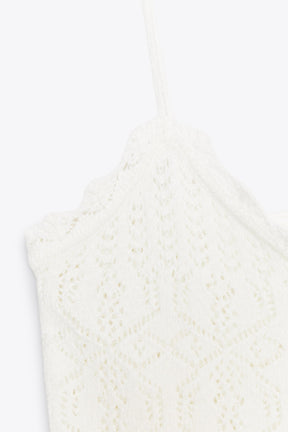 Strappy Cutwork Top