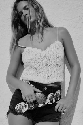 Strappy Cutwork Top