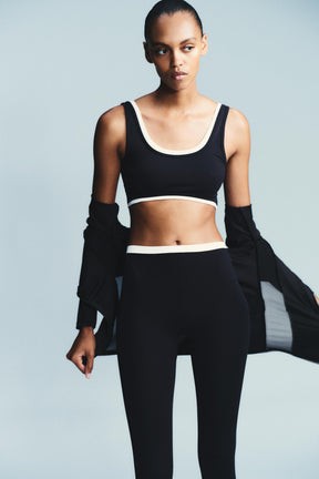 Cropped Double Effect Top