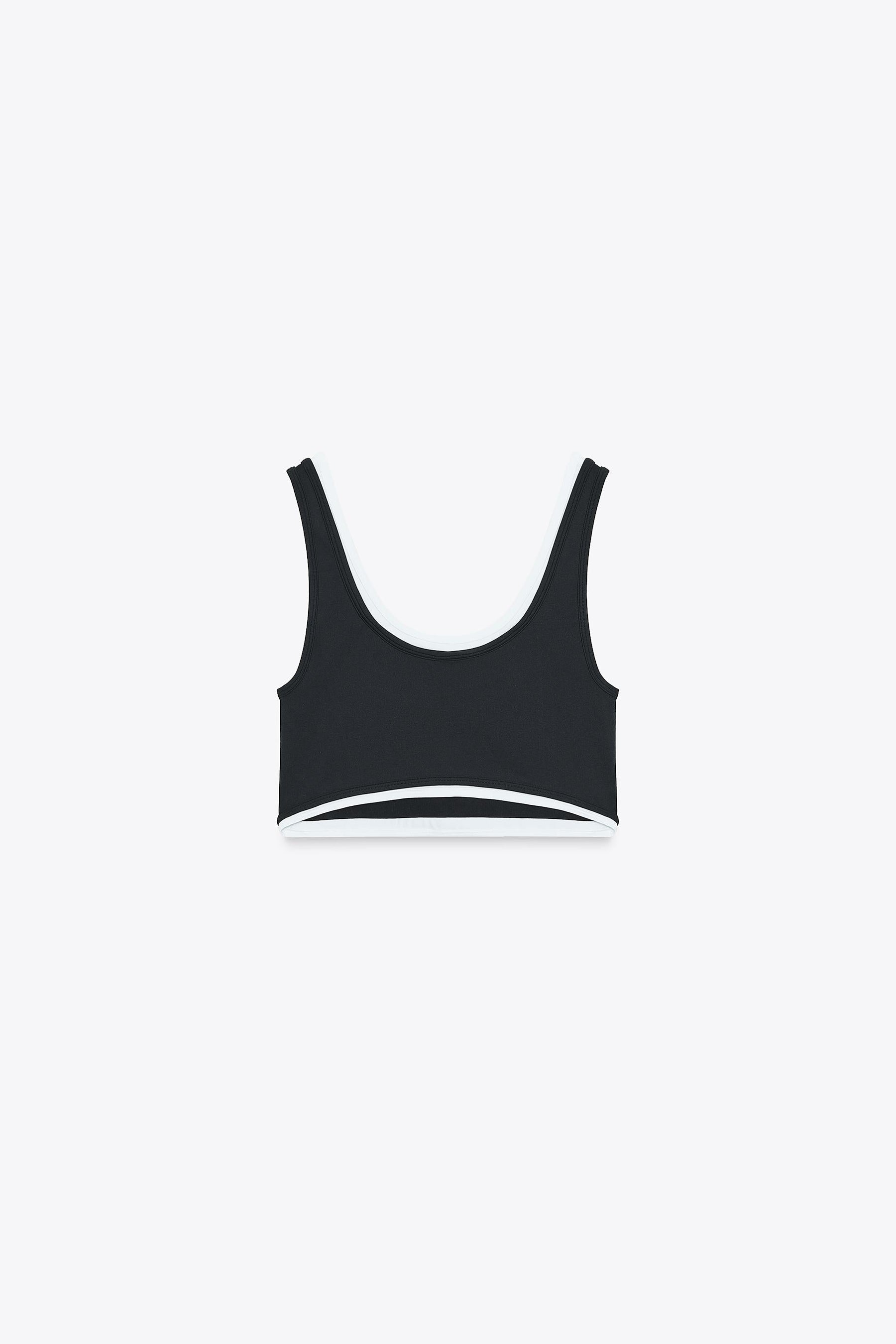Cropped Double Effect Top