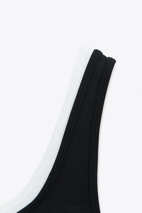 Cropped Double Effect Top