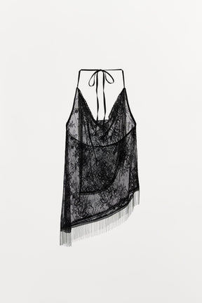 Beaded Halter Top