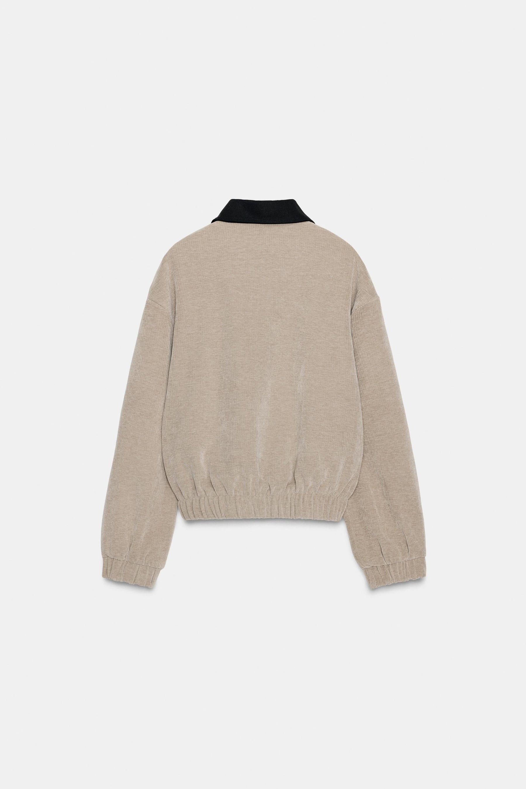 CONTRAST COLLAR CORDUROY JACKET - Image 4