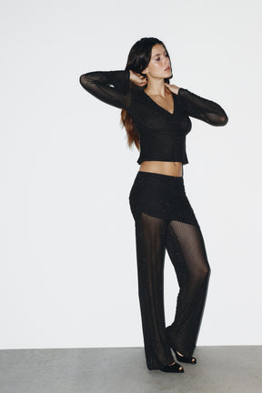 SHIMMER TULLE TROUSERS
