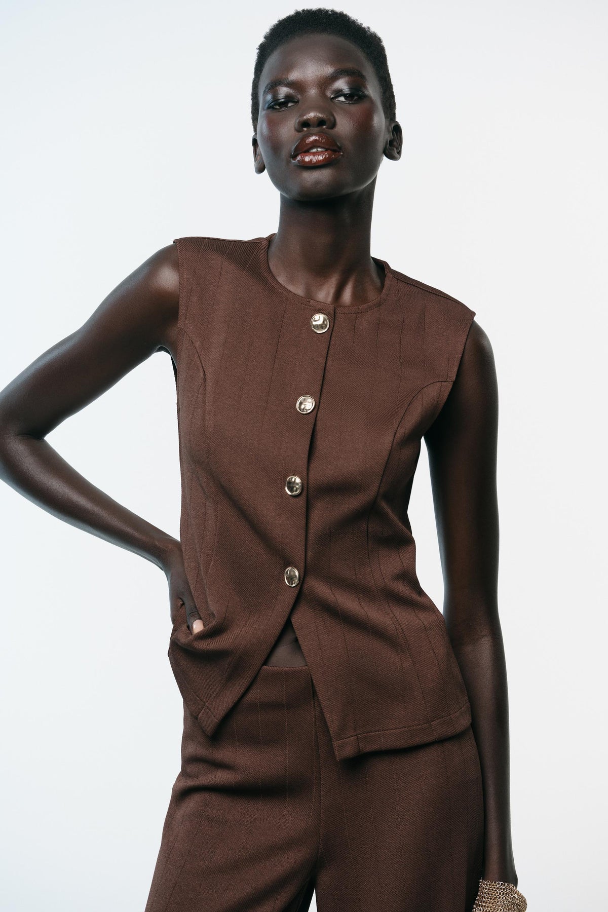 Twill Waistcoat Top