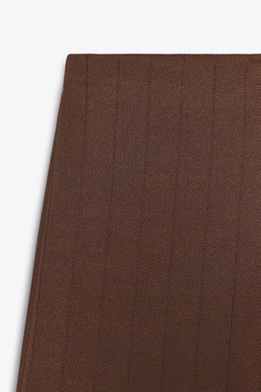 WIDE TWILL TROUSERS